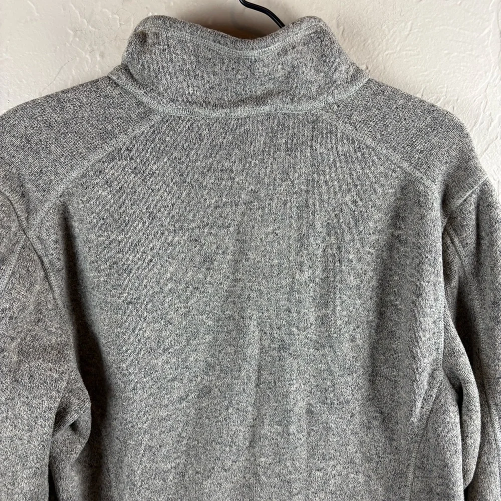 The North Face Tan Brown Quarter Zip Sweater Pullover Mens size medium